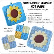 Digital Download - Sunflower Season: Hot Pads PDF sewing pattern from Sew TracyLee Designs - FLASH SALE SPECIAL