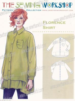 Florence Shirt sewing pattern from The Sewing Workshop
