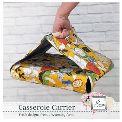 Casserole Carrier sewing pattern from Sewn Wyoming