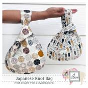 Japanese Knot Bag sewing pattern from Sewn Wyoming