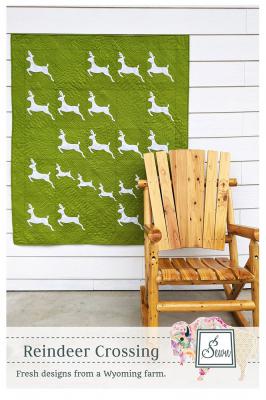 SPOTLIGHT SPECIAL - Reindeer Crossing Quilt sewing pattern from Sewn Wyoming