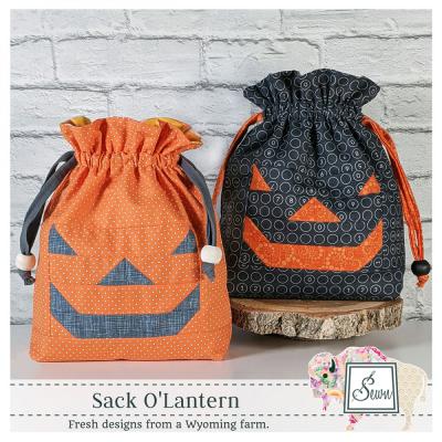 SPOTLIGHT SPECIAL while current supplies last - Sack O' Lantern sewing pattern from Sewn Wyoming