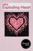 Mini Exploding Heart quilt sewing pattern from Slice of Pi Quilts