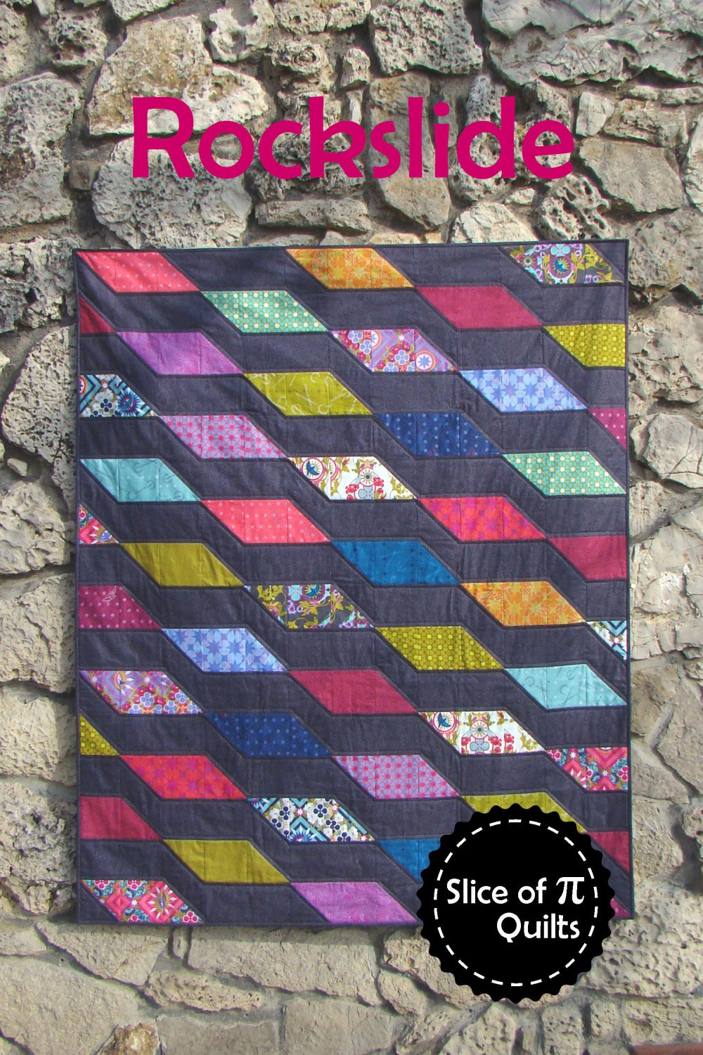 Rockslide-quilt-sewing-pattern-Slice-Of-Pi-Quilts-front