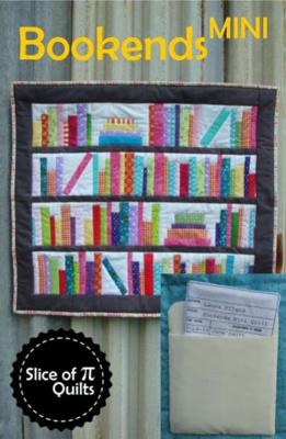 Bookends Mini quilt sewing pattern from Slice of Pi Quilts