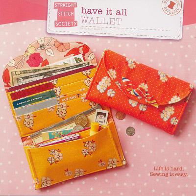Have It All Wallet sewing pattern from Straight Stitch Society 