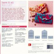 Have It All Wallet sewing pattern from Straight Stitch Society  1