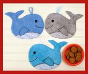 Wally The Whale Pot Holders, Mug Mats or Trivets sewing pattern by Susie C. Shore Designs 2