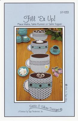 Fill 'Er Up! Place Mats, Table Runners or Table Topper sewing pattern by Susie C. Shore Designs