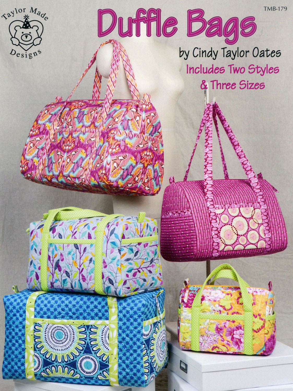Duffle Bags sewing pattern book by Cindy Taylor Oates