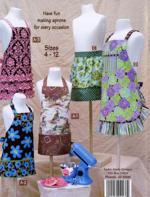Little-Retro-Aprons-for-Kids-sewing-pattern-book-Taylor-Made-Designs-back