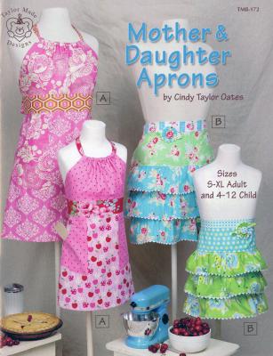 Mother-and-Daughter-aprons-sewing-pattern-book-Taylor-Made-Designs-front