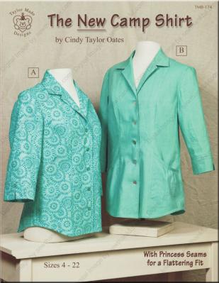 INVENTORY REDUCTION...The New Camp Shirt sewing pattern book by Cindy Taylor Oates