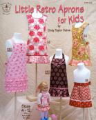 Little Retro Aprons for Kids sewing pattern book by Cindy Taylor Oates of Taylor Made Designs