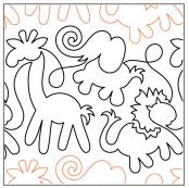 INVENTORY REDUCTION - Animal Crackers Tear Away Quilting Design from Patricia Ritter