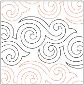INVENTORY REDUCTION - Aquarius Petite Tear Away Quilting Design from Patricia Ritter