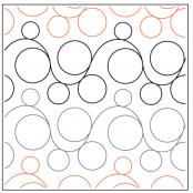 INVENTORY REDUCTION - Double Bubble #2 Petite Tear Away Quilting Design from Patricia Ritter 1