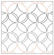 Easy Orange Peel Tear Away Quilting Design from Patricia Ritter
