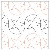 Julie's Star Tear Away Quilting Design from Julie Mullin