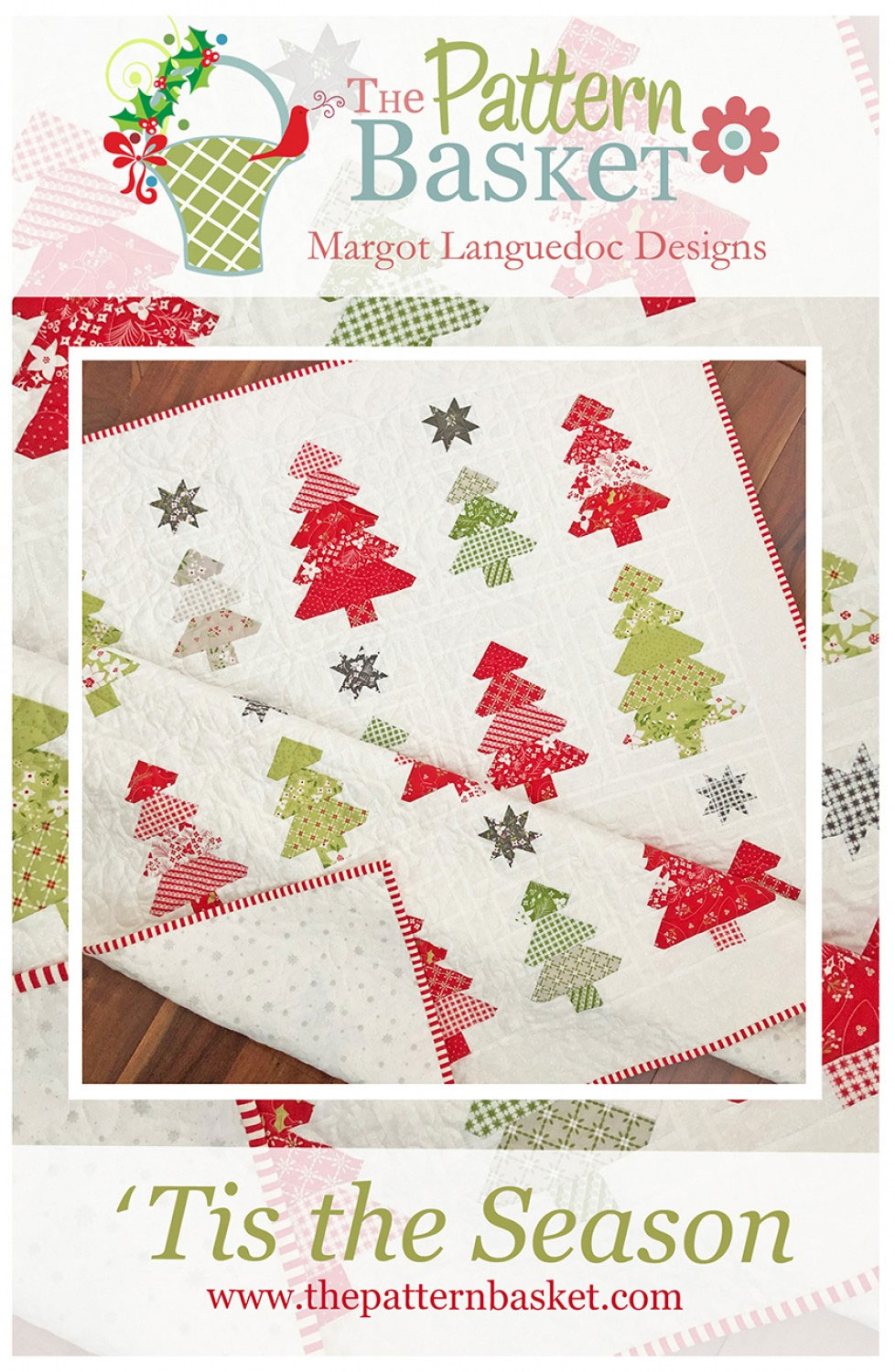 Tis-the-Season-quilt-sewing-pattern-the-pattern-basket-front
