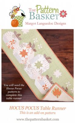 YEAR END INVENTORY REDUCTION - Hocus Pocus Table Runner ADD-ON quilt sewing pattern from The Pattern Basket