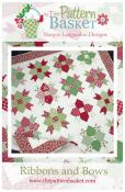 BLACK FRIDAY - Ribbons and Bows quilt sewing pattern from The Pattern Basket
