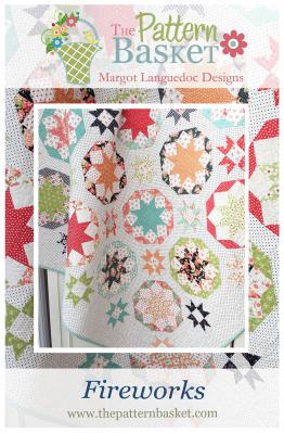 CLOSEOUT - Fireworks quilt sewing pattern from The Pattern Basket