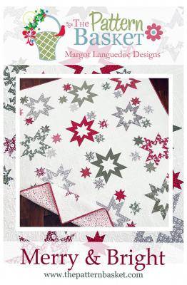 BLACK FRIDAY - Merry & Bright quilt sewing pattern from The Pattern Basket