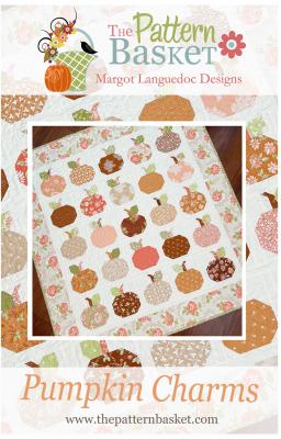 INVENTORY REDUCTION - Pumpkin Charms quilt sewing pattern from The Pattern Basket