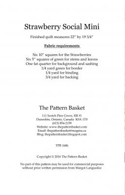 Strawberry-Social-Mini-quilt-sewing-pattern-the-pattern-basket-back
