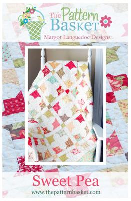 CLOSEOUT - Sweet Pea quilt sewing pattern from The Pattern Basket