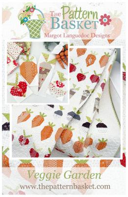 CLOSEOUT - Veggie Garden quilt sewing pattern from The Pattern Basket