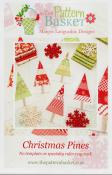 CLOSEOUT - Christmas Pines scrapbuster block & quilt sewing pattern from The Pattern Basket