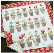 Flower Pots quilt sewing pattern from The Pattern Basket 2