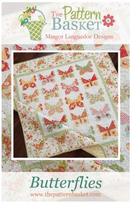 Butterflies quilt sewing pattern from The Pattern Basket