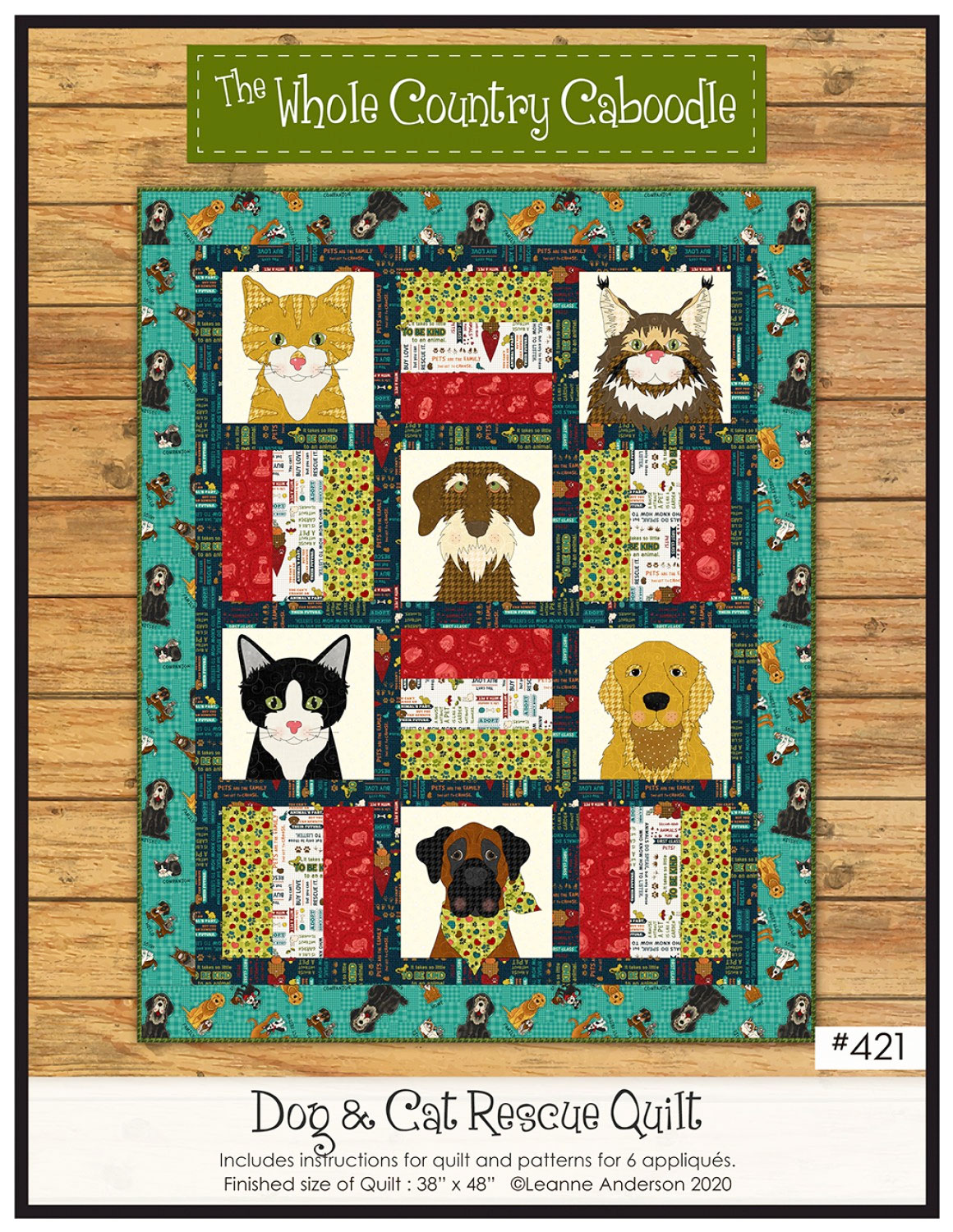 Dog-and-Cat-Rescue-sewing-pattern-The-Whole-Country-Caboodle-front