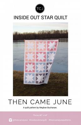Inside Out Star quilt sewing pattern from Then Came June - Meghan Buchanan