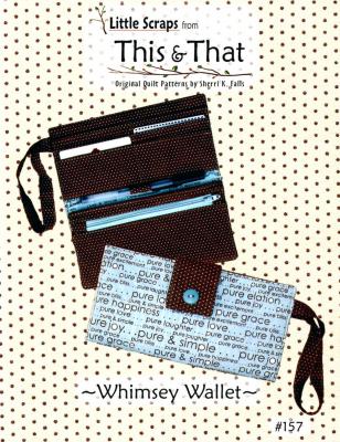 Whimsey Wallet sewing pattern from This & That