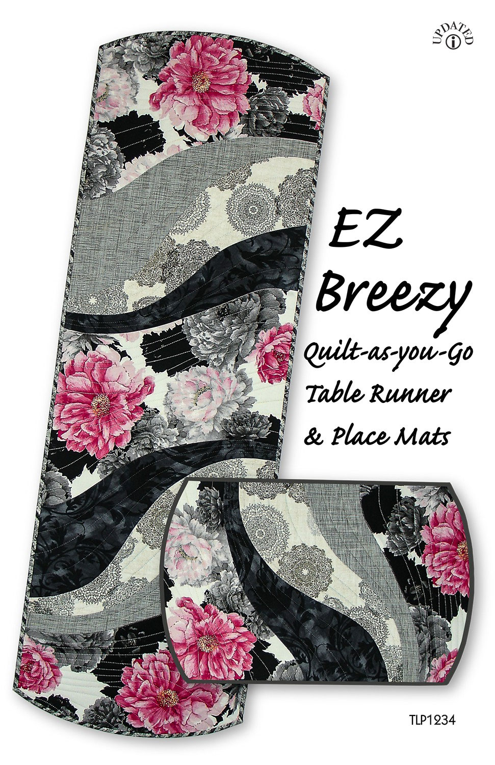 EZ-breezy-quilt-as-you-go-table-runner-and-place-mats-sewing-pattern-Tiger-Lily-Press-front