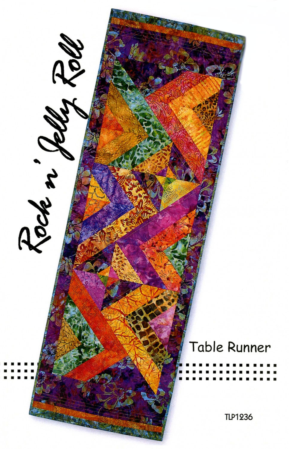 Jelly-Rock-N-Jelly-Roll-Table-Runner-sewing-pattern-Tiger-Lily-Press-front