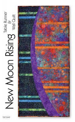 New Moon Rising Table Runner & Wall Quilt sewing pattern by Tiger Lily Press