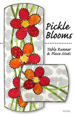 CLOSEOUT - Pickle Blooms Table Runner & Placemats sewing pattern by Tiger Lily Press