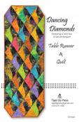 Dancing-Diamonds-Table-Runner-and-Quilt-sewing-pattern-Tiger-Lily-Press-front