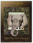 Savanna Elephant quilt sewing pattern from Toni Whitney Designs