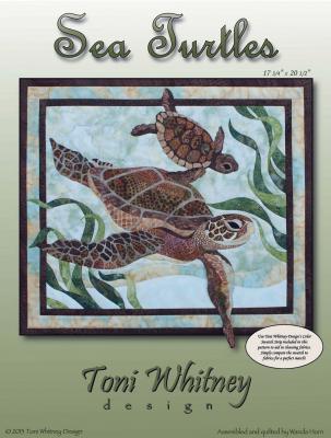 Sea Turtles quilt sewing pattern from Toni Whitney Designs