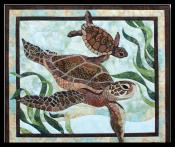 Sea Turtles quilt sewing pattern from Toni Whitney Designs 2