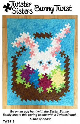 Bunny Twist quilt sewing pattern from Twister Sisters