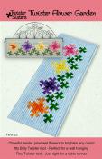 CLOSEOUT - Twister Flower Garden quilt sewing pattern from Twister Sisters