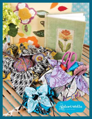 Petal Pouches sewing pattern card from Valori Wells Designs