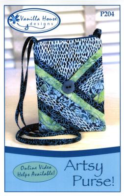 Artsy Purse sewing pattern from Vanilla House Designs